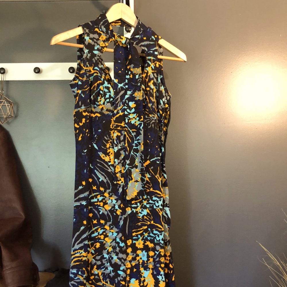 Vintage 1970’s pattern dress, Maxi